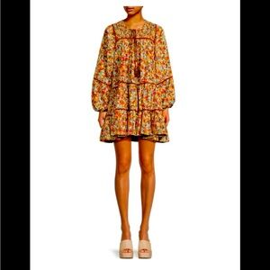 EUC 70/21 Tiered Mini Dress Size Large